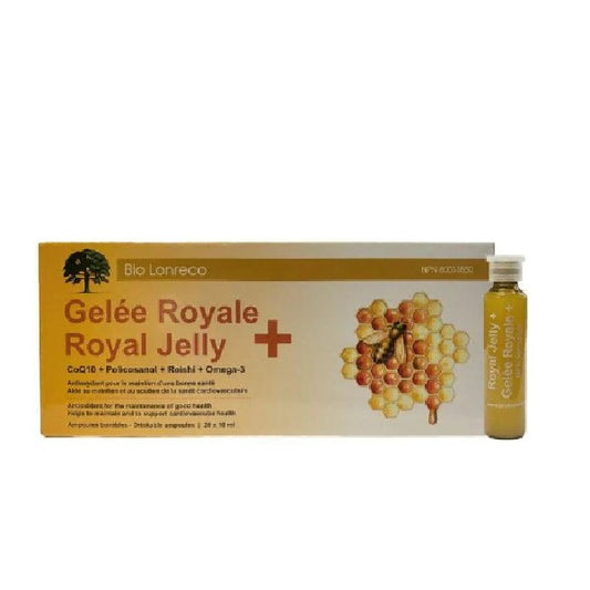 Gelée royale 1000mg Bio Lonreco (20 ampoules de 10ml)