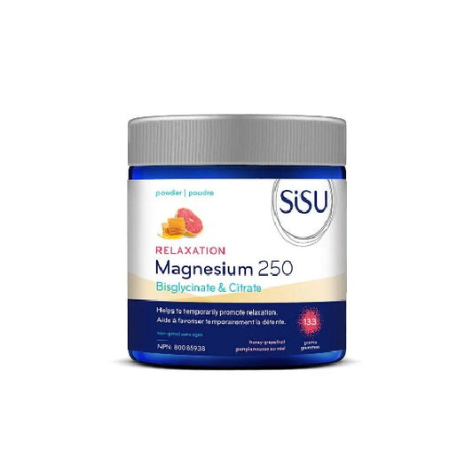 Magnesium 250 Relaxation pamplemousse au miel SiSu (133 grammes)
